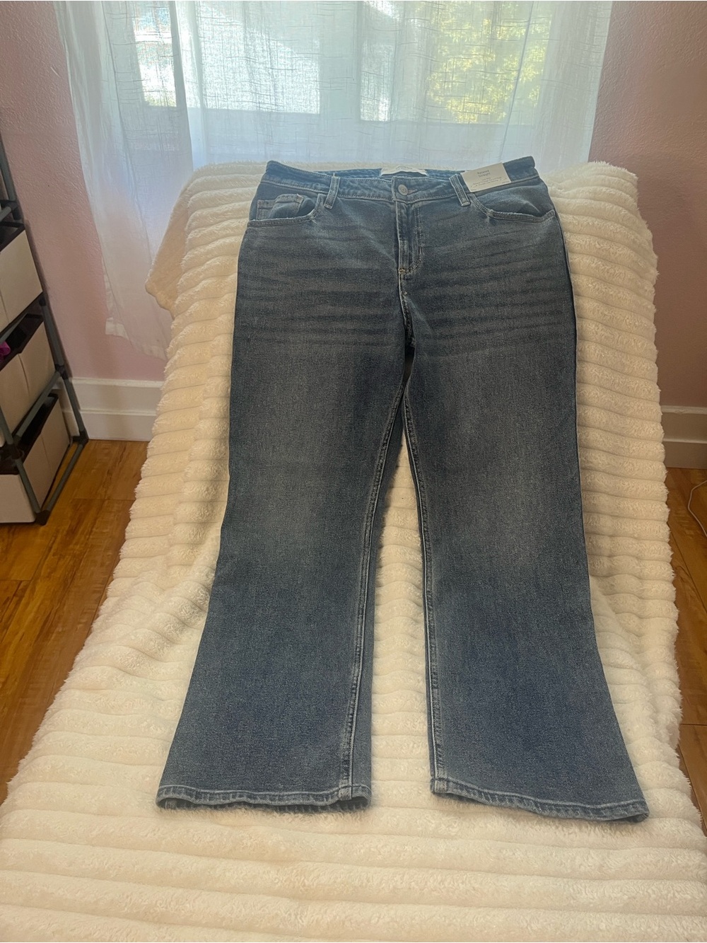 Hollister Washed Blue Flare Jeans
